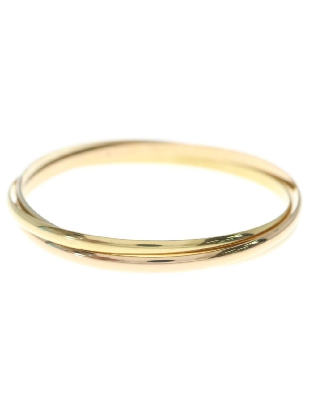 Cartier Trinity Bracelet Bangle 18k Pink Gold 18k White Yellow
